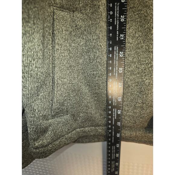 Eddie Bauer Jacket Mens Small Sweater Fleece Shirt Jacket Green Button Up - Picture 5 of 8